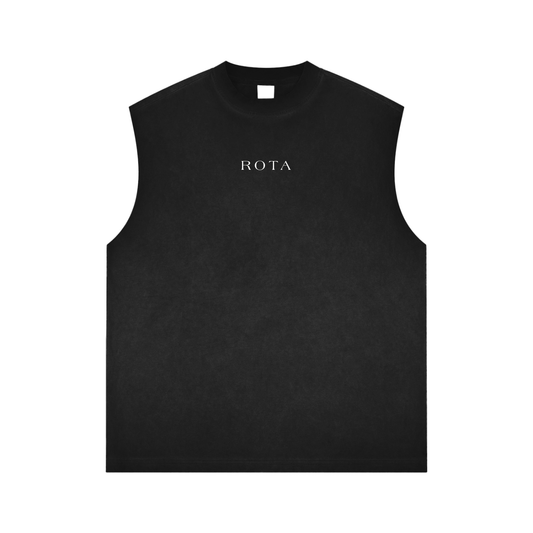 Camiseta de tirantes ROTA «Backstage Play» | Camiseta holgada sin mangas lavada - Género neutro