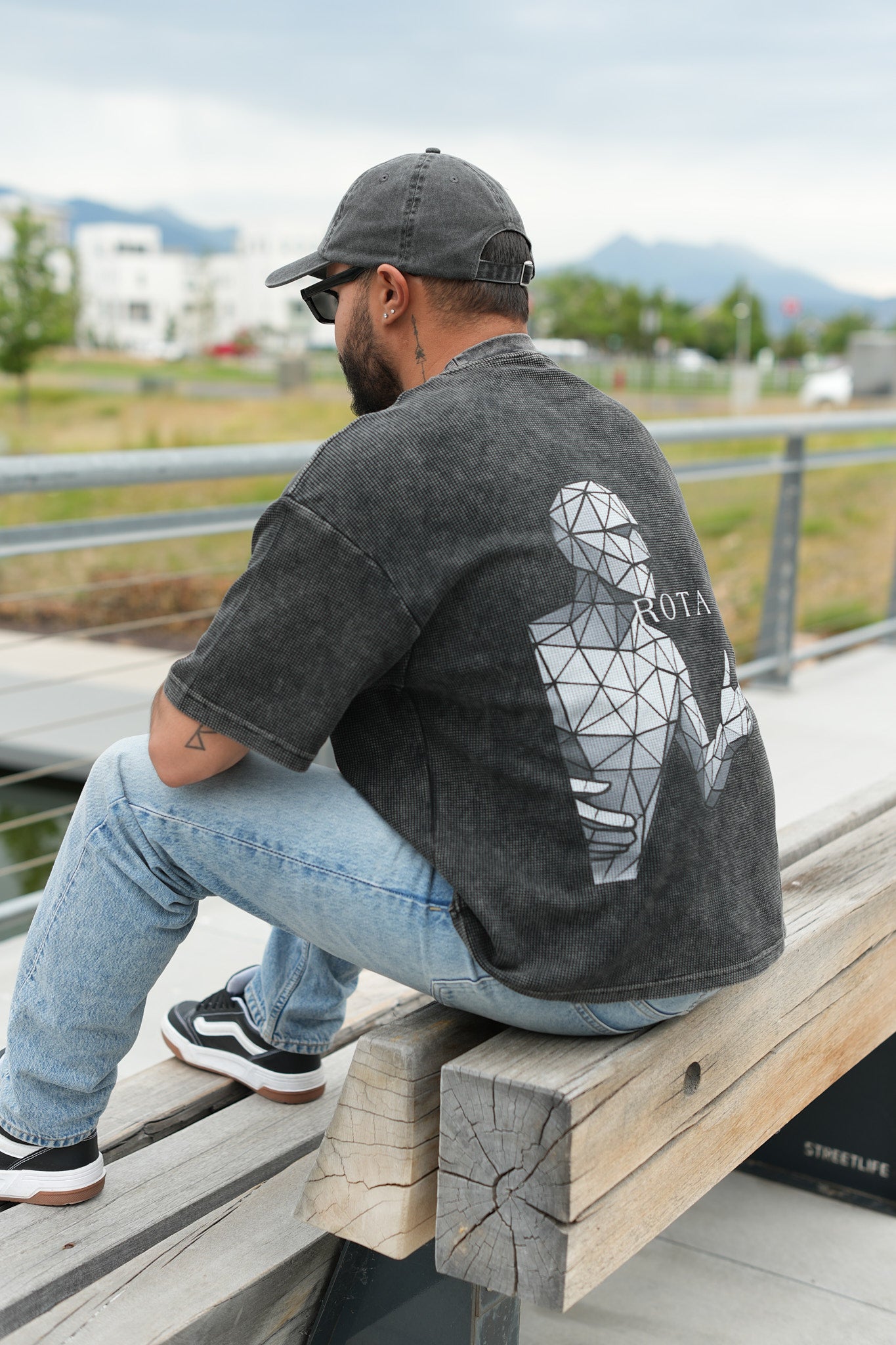 Core Code Waffle Tee | Washed Boxy T-Shirt – Gender Neutral