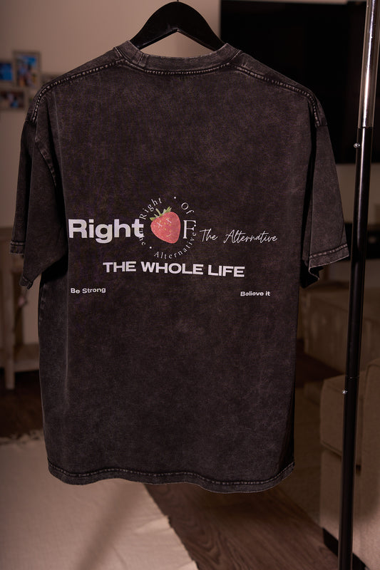 Camiseta Fade Signal | Camiseta oversize con lavado ácido - Género neutro