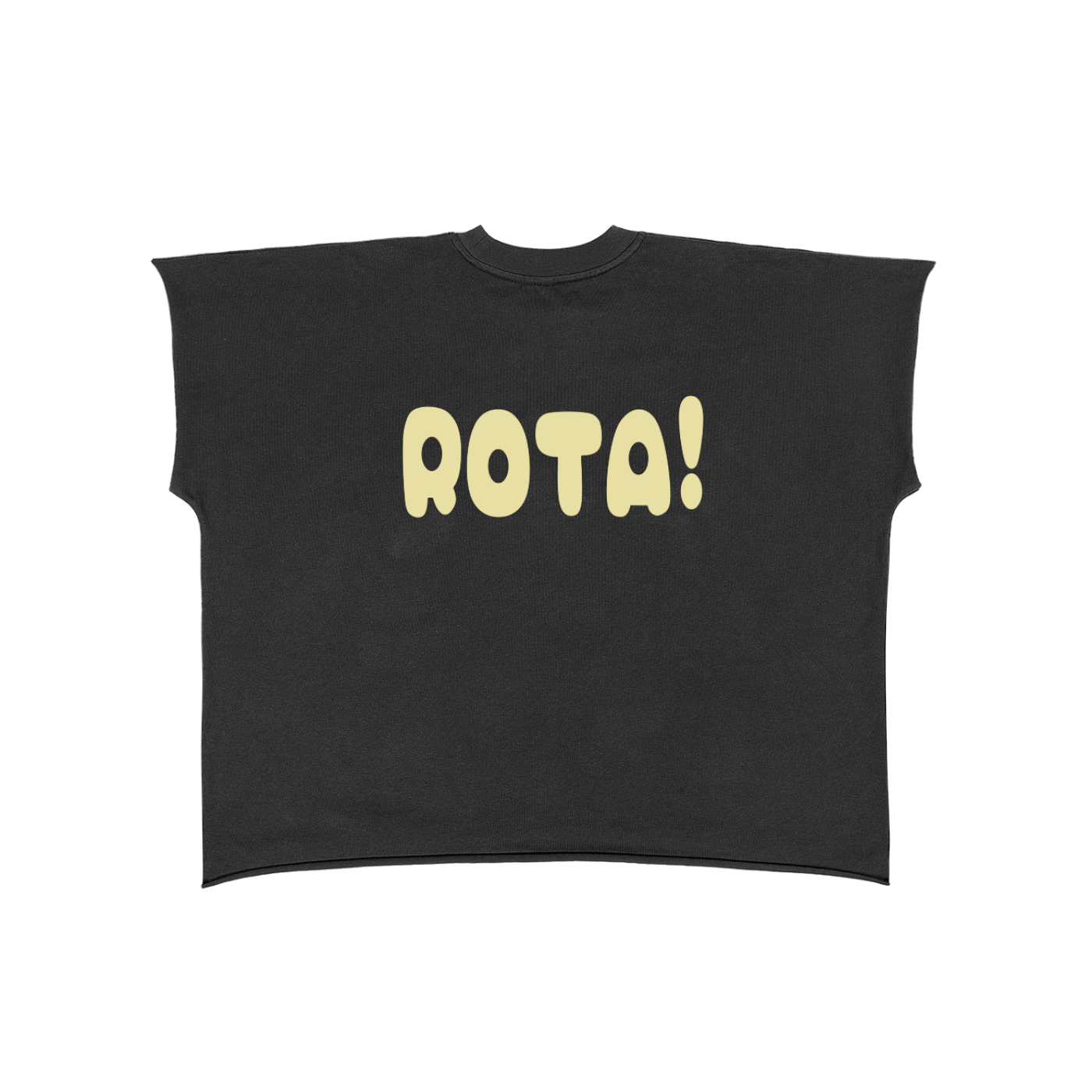 Play Cut Tank Tee | Raw Edge Boxy Non-Shrink T-Shirt – Gender Neutral