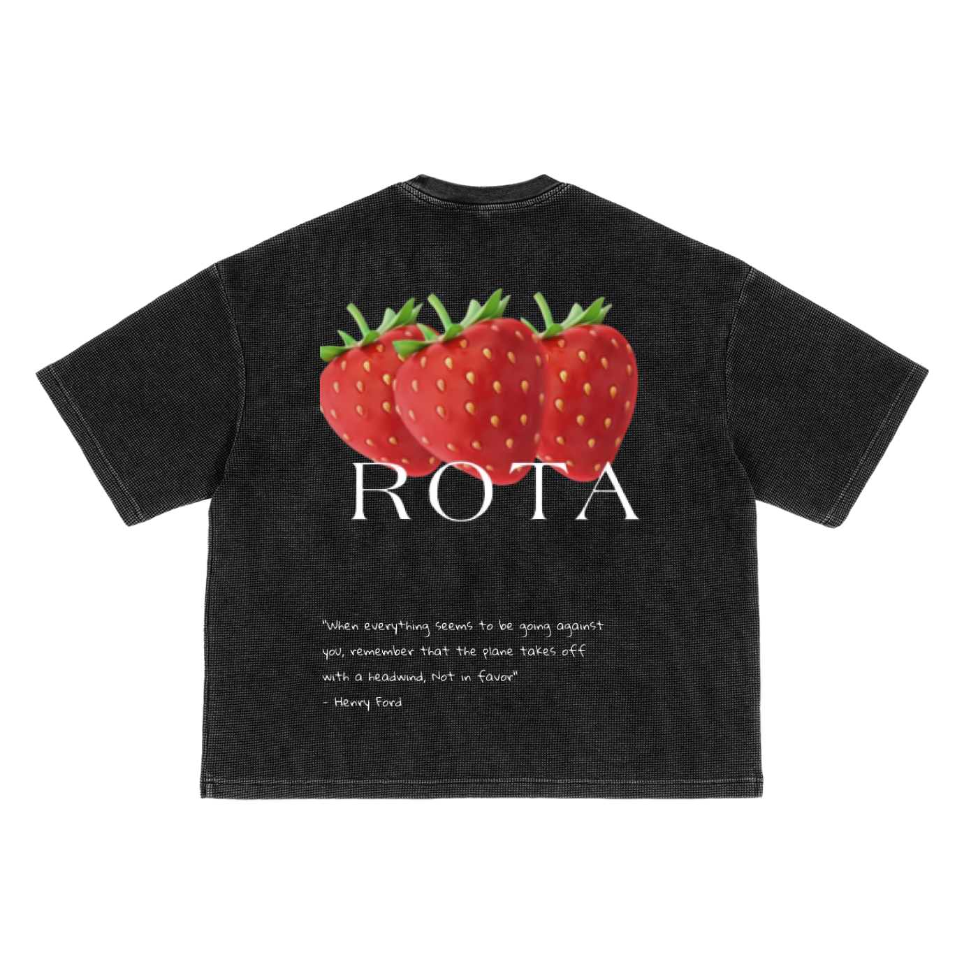 ROTA “Headwind” Tee | Waffle Texture Washed Loose Fit T-Shirt – Gender Neutral