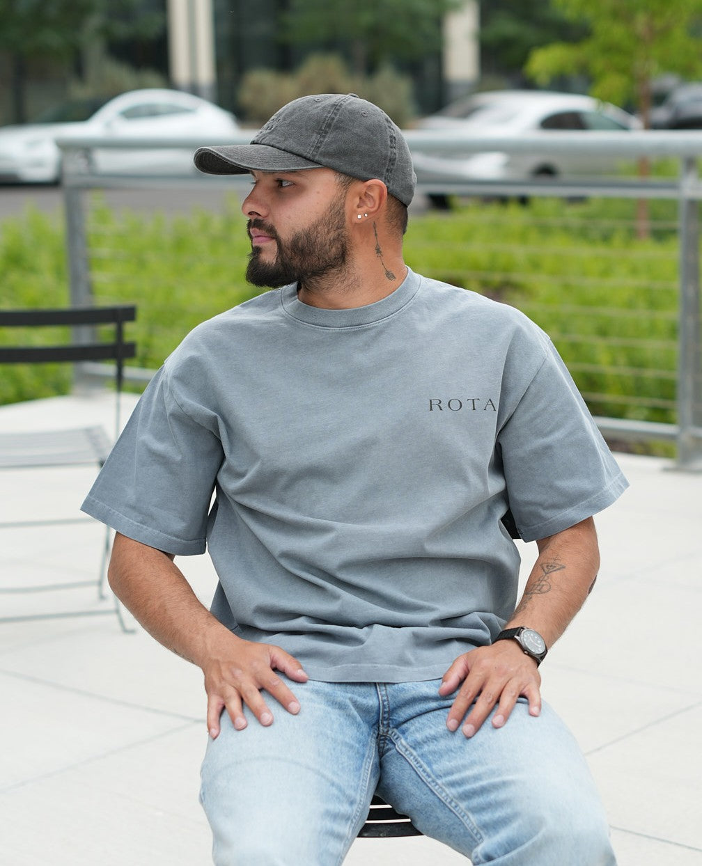 Echo Tone Tee | Enzyme-Washed Oversize T-Shirt – Gender Neutral