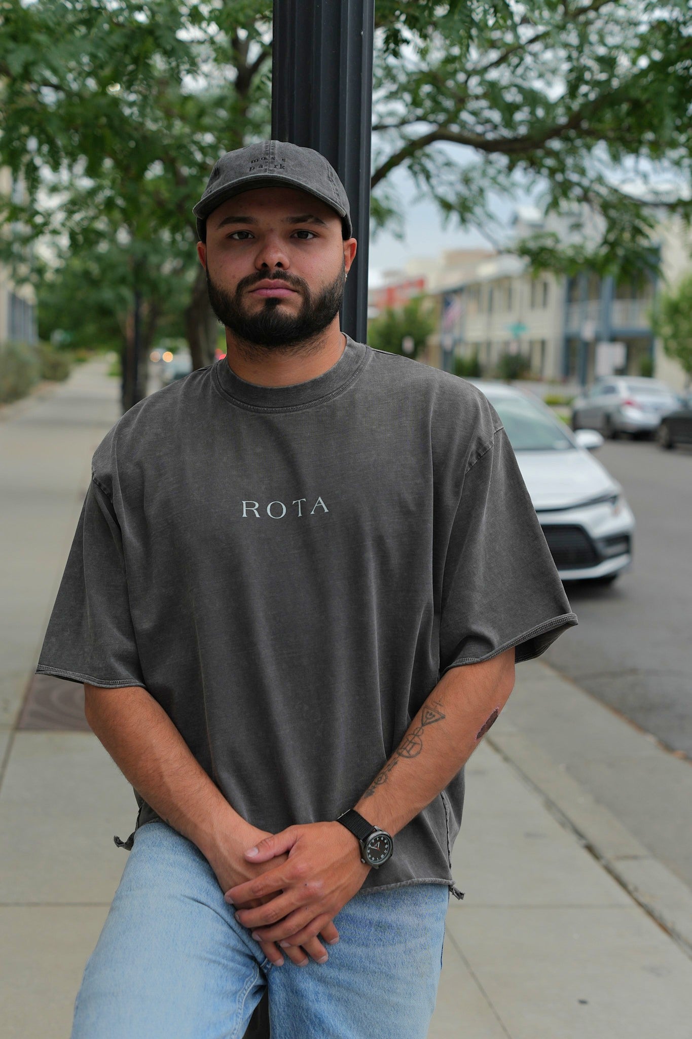 ROTA “Frost Fade” Tee | Snow Washed Loose Fit T-Shirt – Gender Neutral