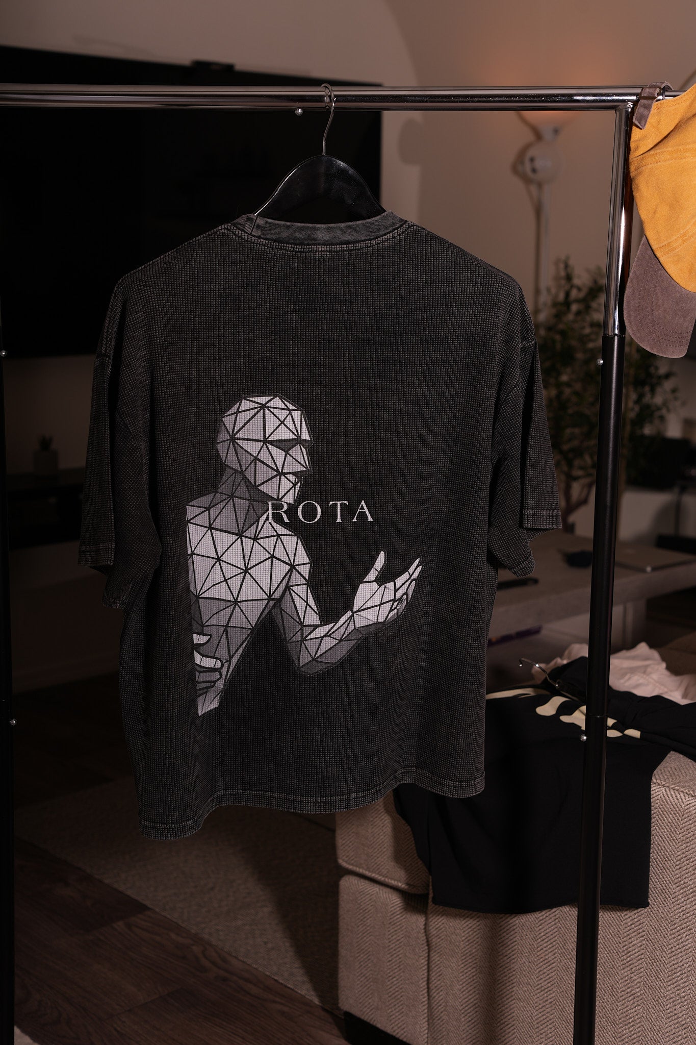 Core Code Waffle Tee | Washed Boxy T-Shirt – Gender Neutral