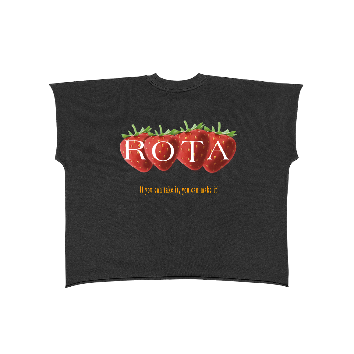 ROTA “Pulse” Tank | Raw-Edge Heavy Cotton Sleeveless T-Shirt – Gender Neutral