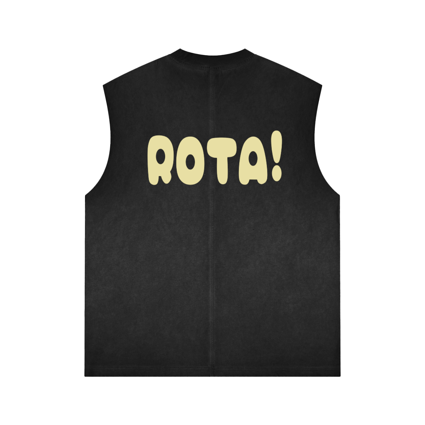 ROTA “Backstage Play” Tank Top | Washed Sleeveless Loose Fit Tee – Gender Neutral